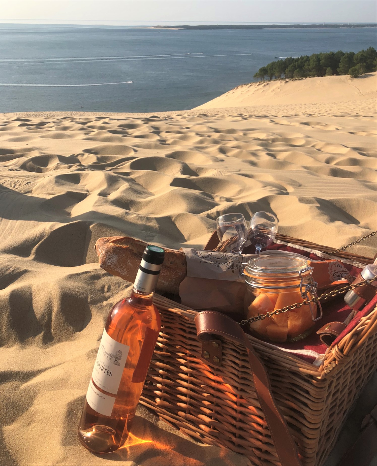Picnic with local delicacies in a remarkable setting